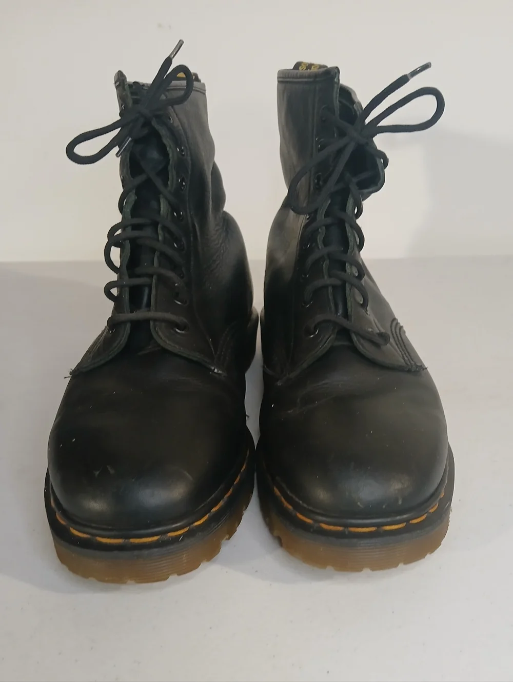 Vintage Made in England Doc Martens 1460 Leather Boots UK 12 / US 13